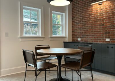 Dining area pendant light installation in Short Hills NJ